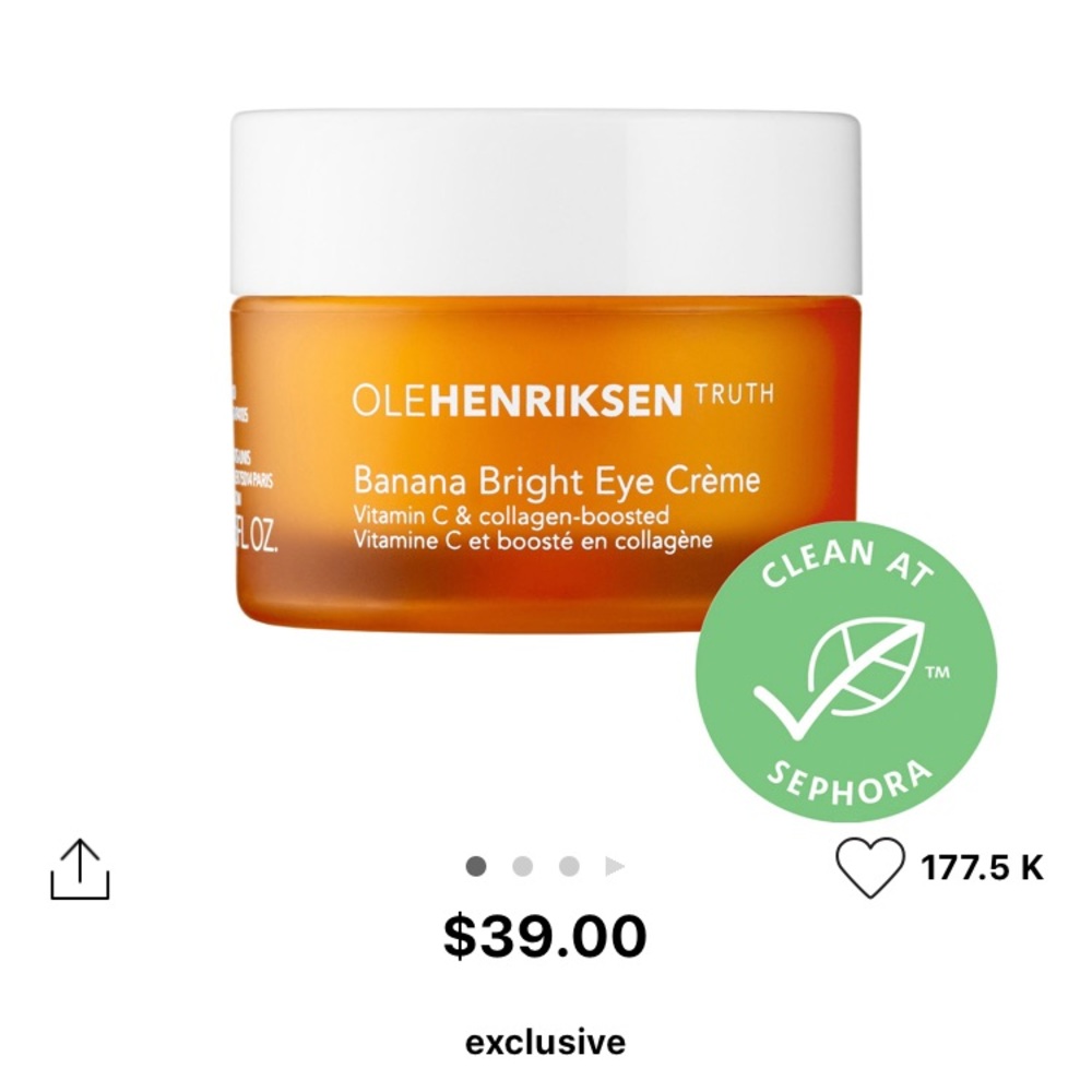 Olehenriksen Banana bright eye creme